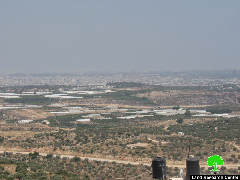 The Occupation Closed the Gate in the Annexation and Expansion Wall north Habla / Qalqilya Governorate