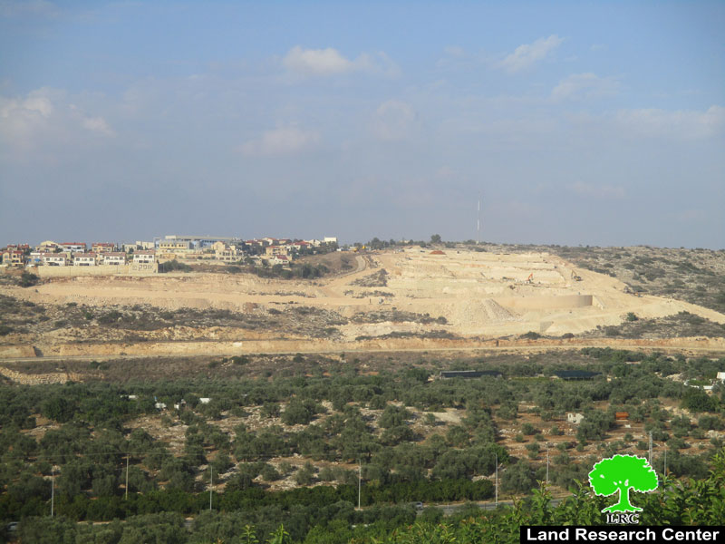 New Colonial block in “Tzofim” colony on Jayyous village lands / Qalqilya Governorate