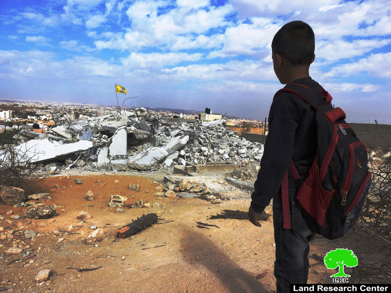 The Israeli Occupation Demolished a House in Ma’in south Yatta / Hebron Governorate