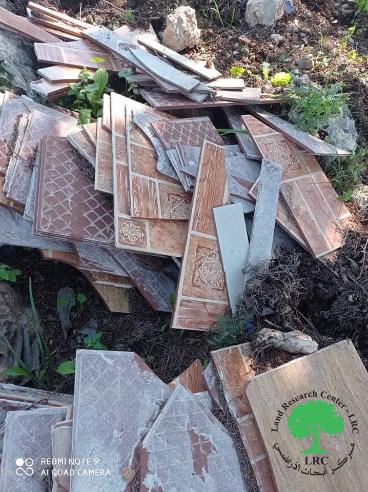 Illegal Colonists Destroy Agricultural Structures in Kafr Ad-Dik / Salfit Governorate