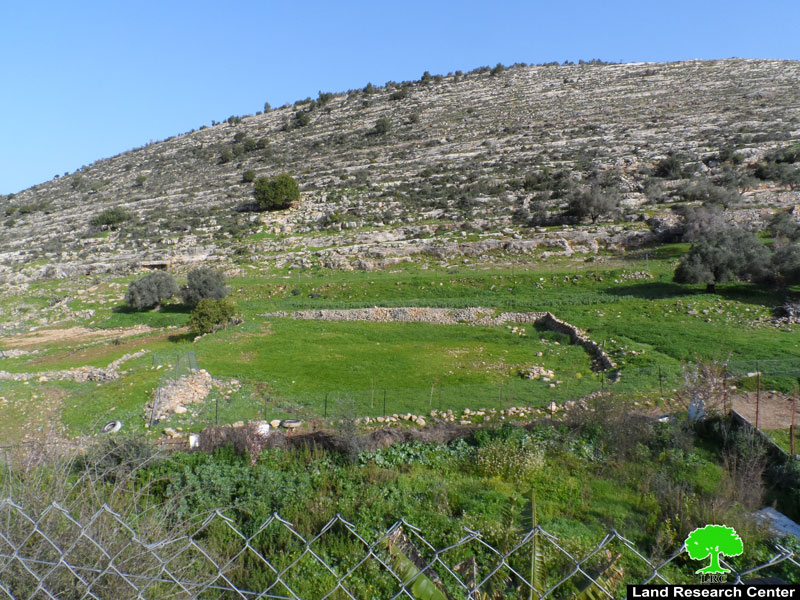 بحجة الاعتداء على ” أراضي الدولة”, إخطار عسكري بإخلاء قطعة أرض في قرية حجة بمحافظة قلقيلية