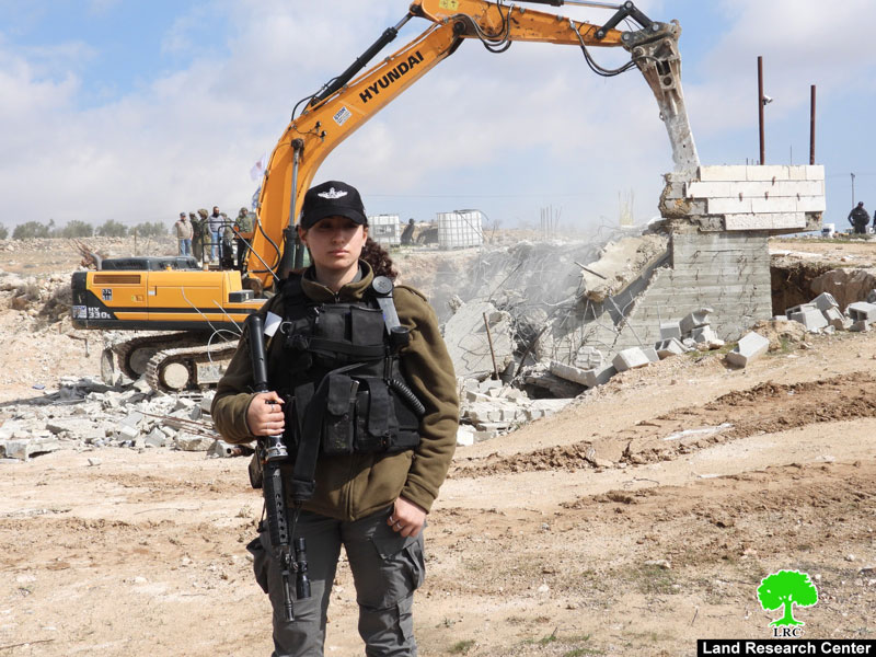 الاحتلال يهدم منزل وبئر مياه وغرفة زراعية شرق يطا بمحافظة الخليل