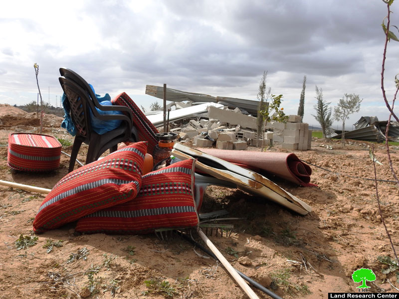 The Occupation Demolished an Agricultural room and a Fence in Wad Fatas / North Ar-Ramadeen