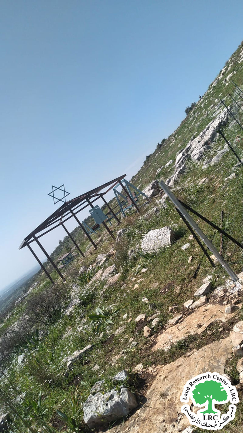 Expansions on an Illegal outpost – Dhohor Al-‘Abed / Jenin governorate
