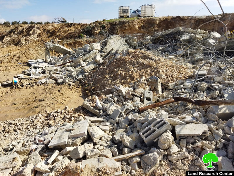 The Occupation Demolished Several Structures East Yatta / Hebron Governorate