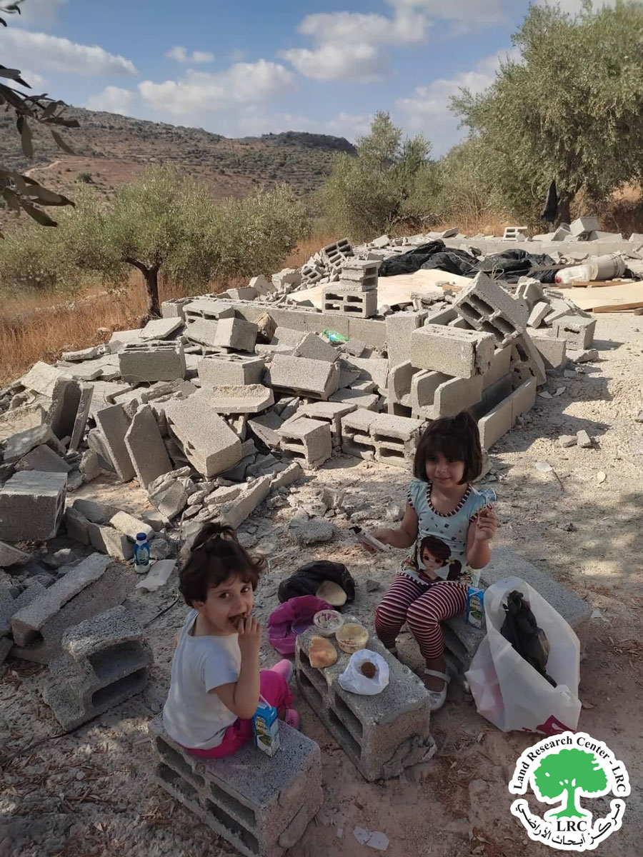 The Israeli Occupation Demolished an Agricultural Room in Kafr Ad-Dik town / Salfit Governorate