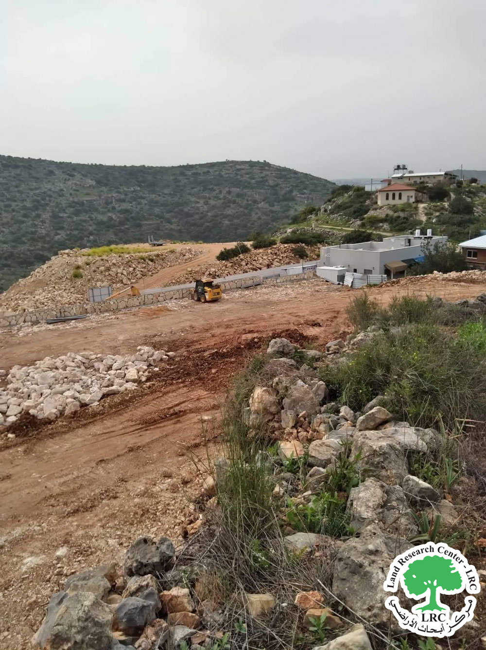 Expanding Al-Mattan Outpost in Kufur Thulth town / Qalqilya governorate