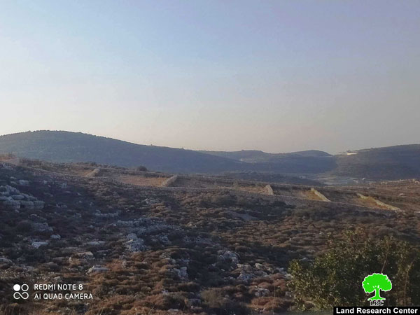 Demolition Notice target Retaining Walls in ‘Azzun ‘Atma village / Qalqilya Governorate