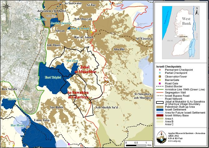 The Geopolitical Status of Jabal al Mukabbir & As Sawahira al Gharbiya Town