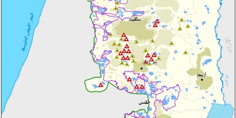 مصادر المياه في قبضة المستوطنين الإسرائيليين في الاغوار الشمالية