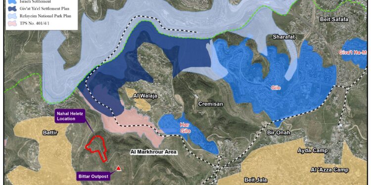 “الاستيطان الإسرائيلي يستحوذ على ما تبقى من المساحات الخضراء في محافظة بيت لحم