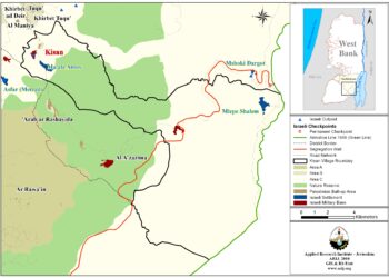 At the Southeast Bethlehem Governorate: Al-Minya and Kisan Villages Caught Between Forced Displacement and Israel’s Expanding Settlement Plans