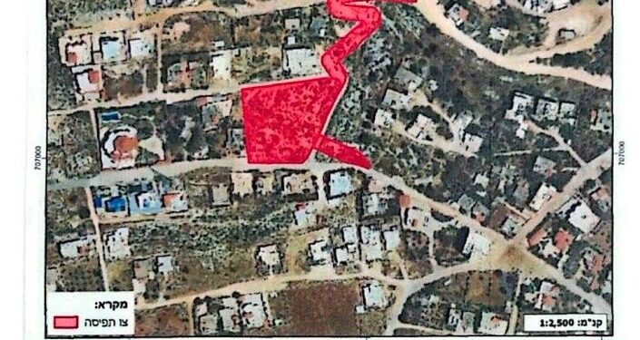 إقامة منطقة عسكرية عسكرية داخل أراضي (أ) في جنين